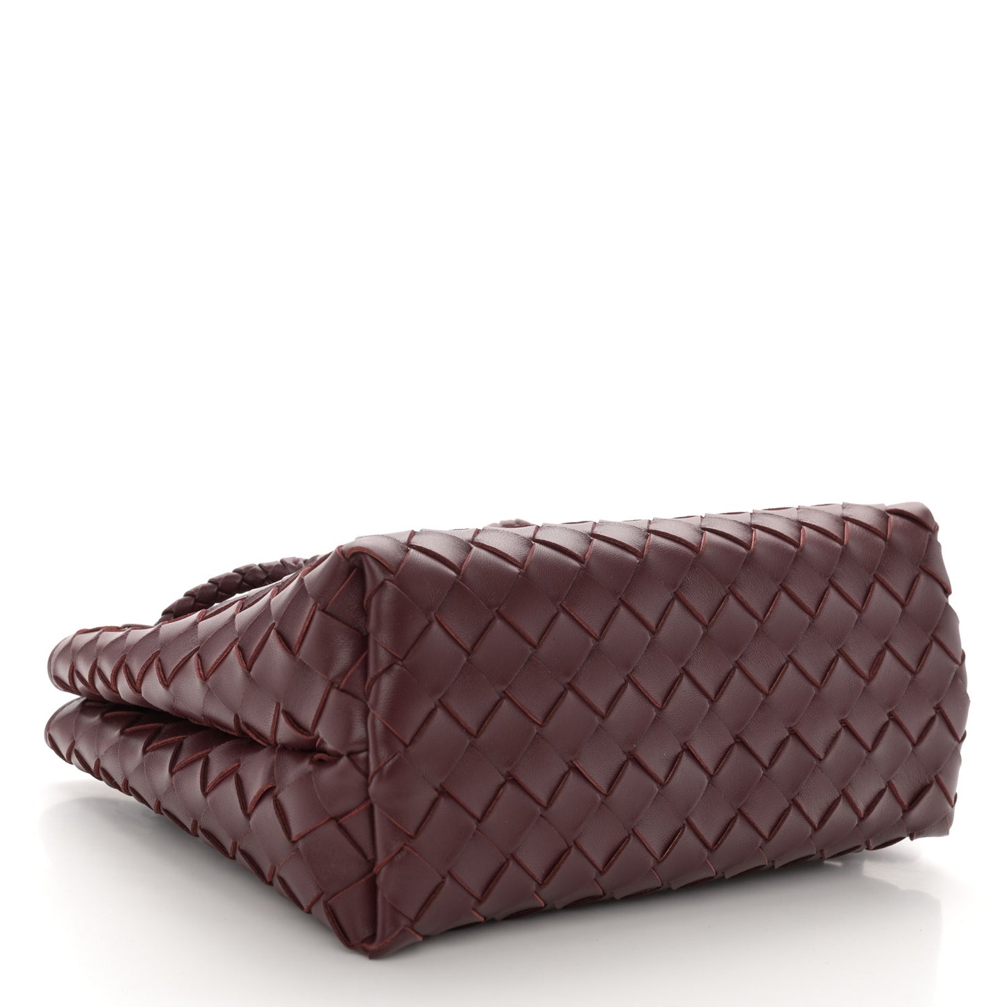 Nappa Intrecciato Small Andiamo Shoulder Bag Barolo