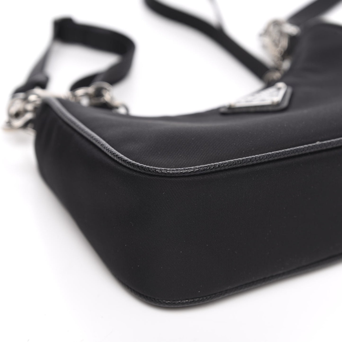 Tessuto Nylon Mini Re-Edition 2000 Shoulder Bag Black