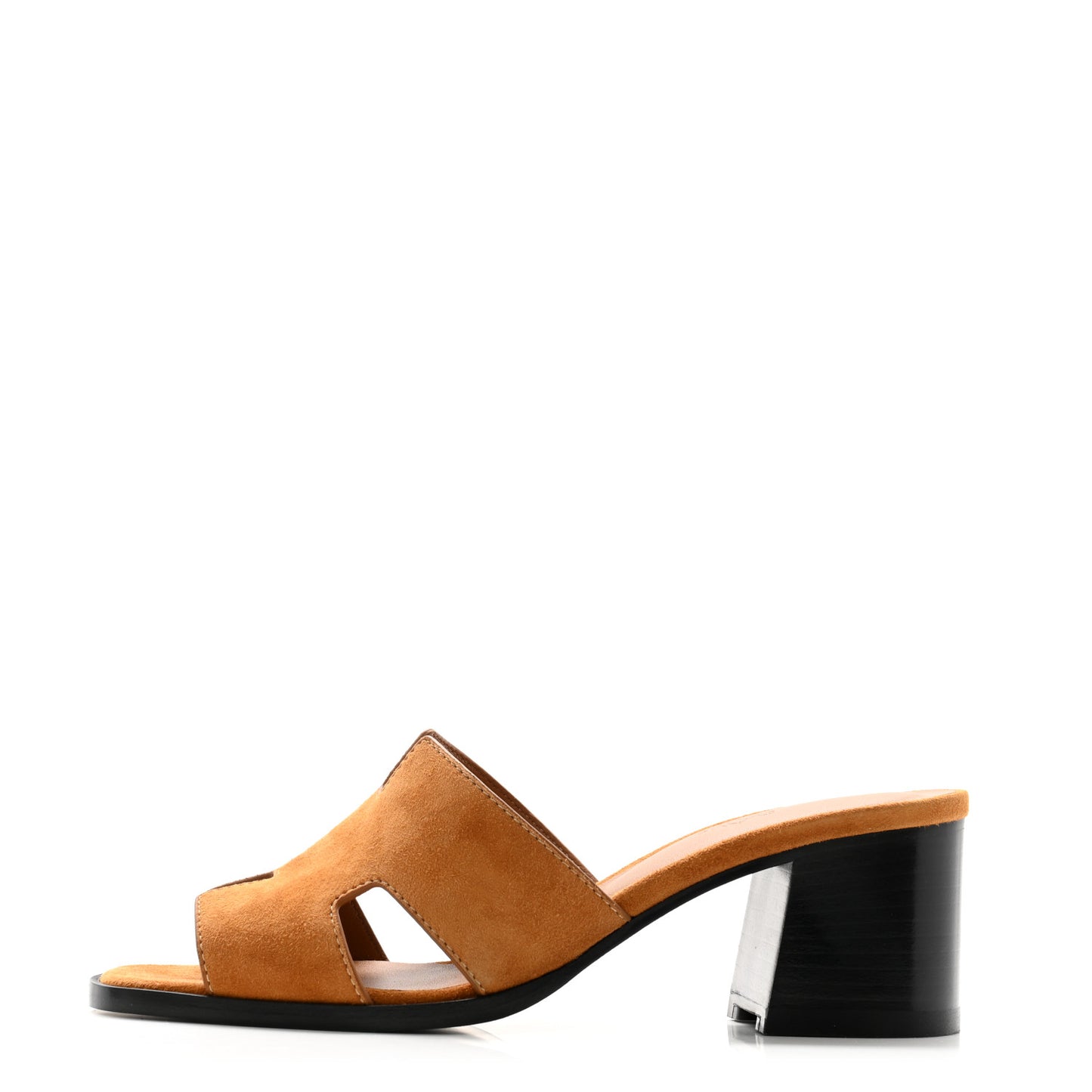 Suede Goatskin Helia 60 Sandals 38.5 Naturel