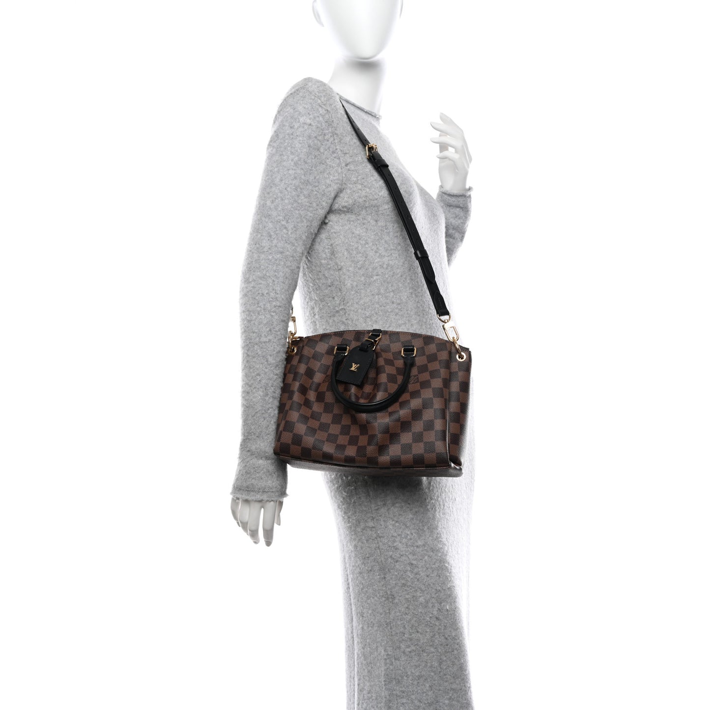 Damier Ebene Odeon Tote PM Black
