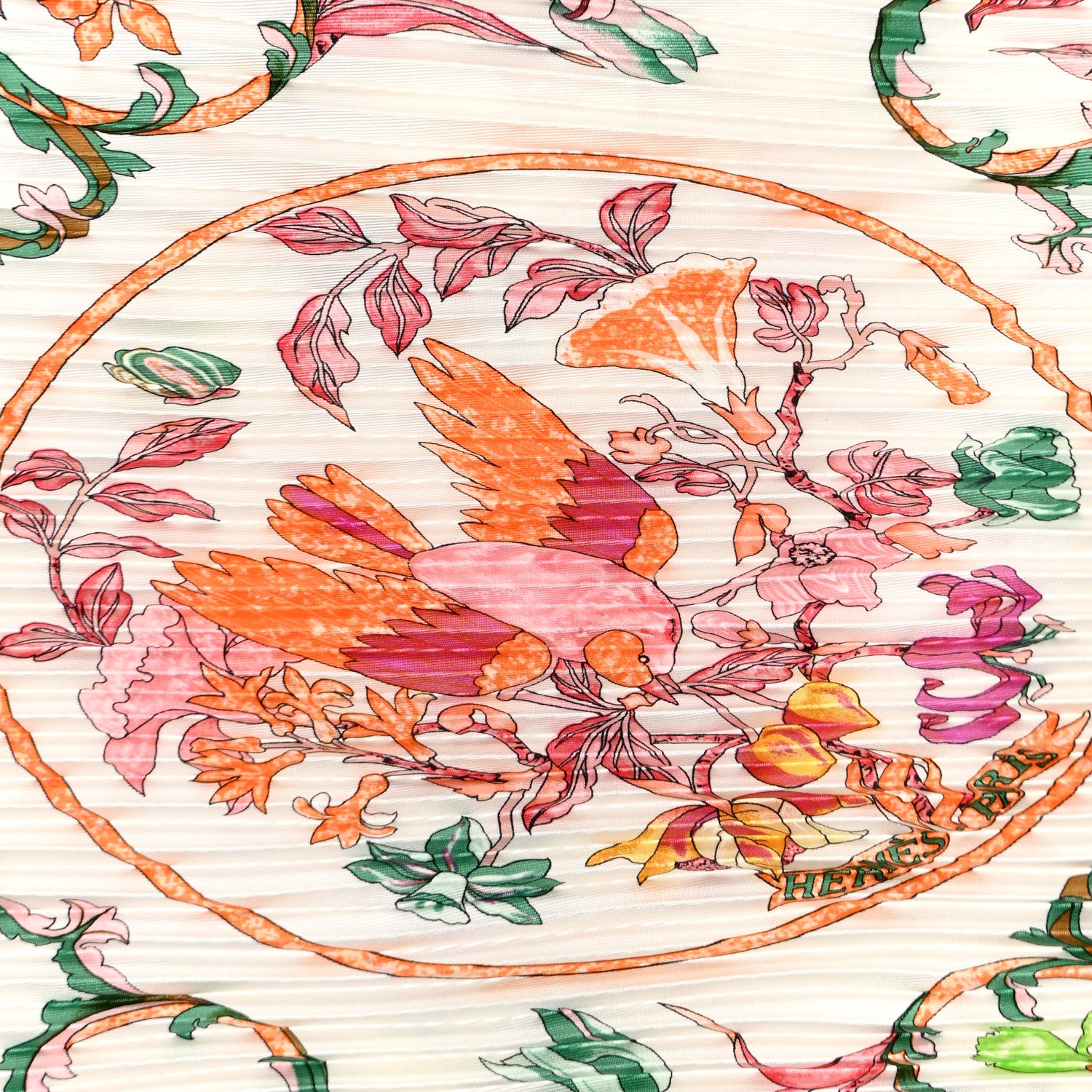 Hermes Silk Plisse Silk Pierres D Orient Et D Occident Scarf 5 of 11