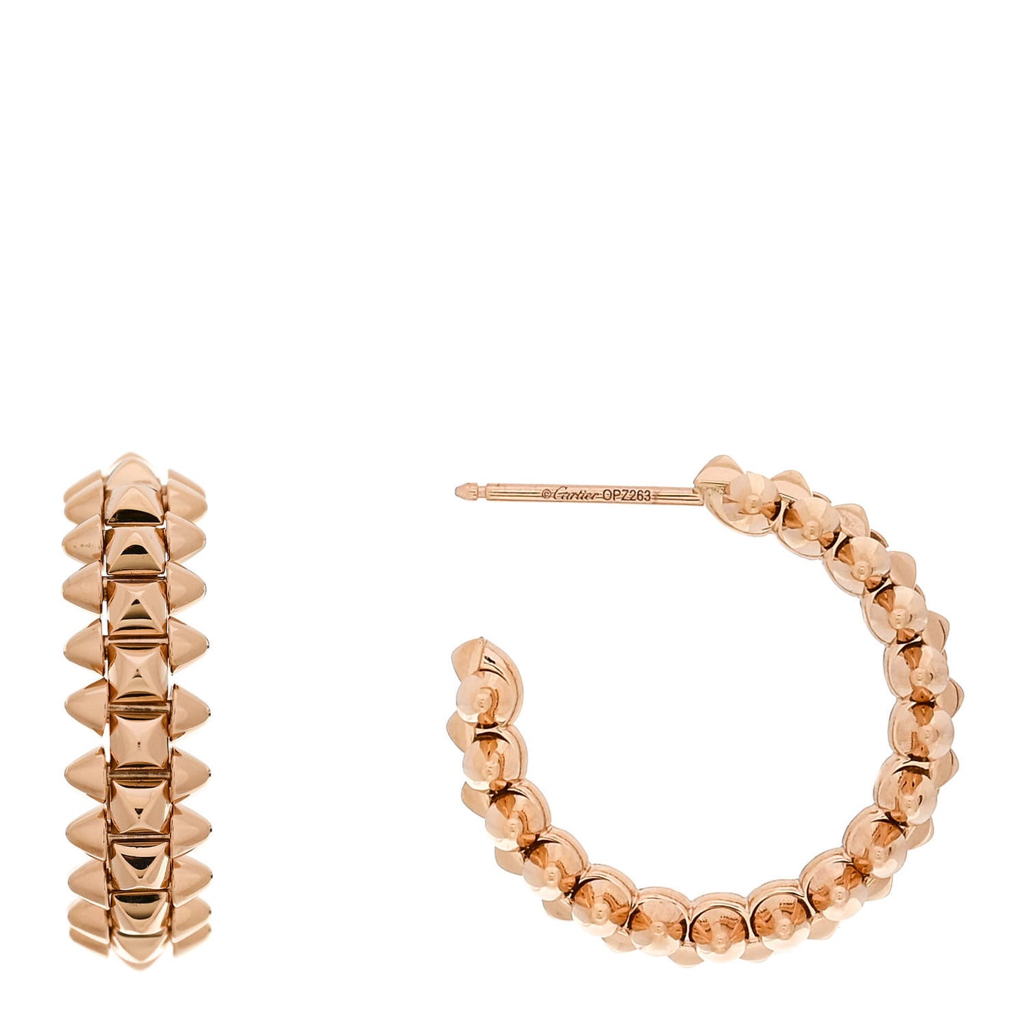 18K Pink Gold Small Clash de Cartier Earrings