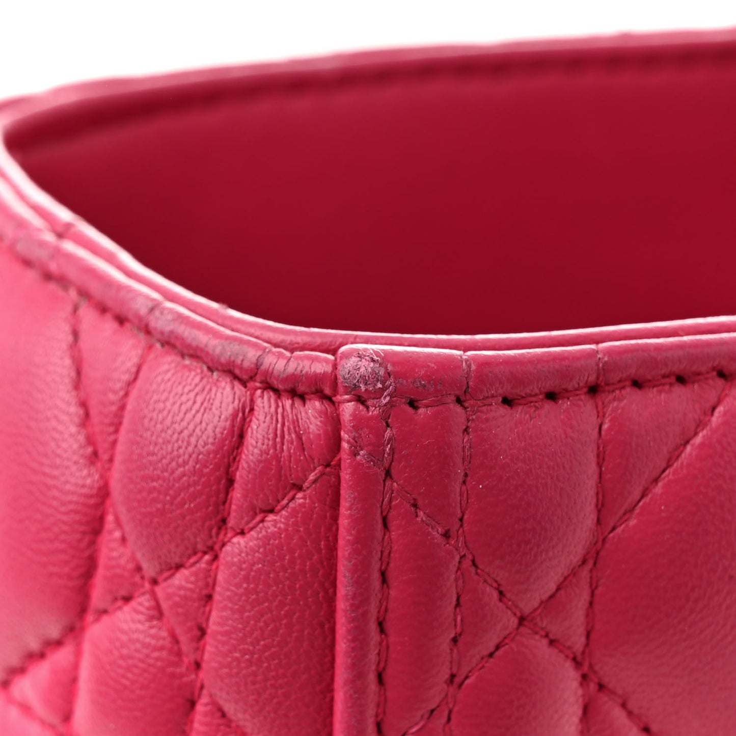 Lambskin Cannage Large Lady Dior Pink