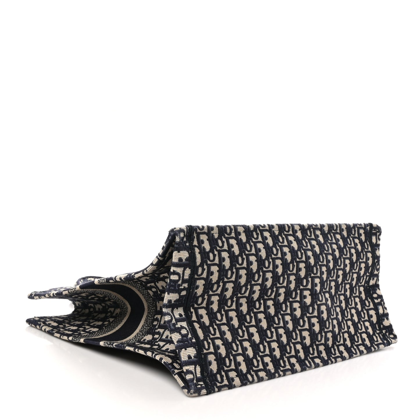 Oblique Large Book Tote Blue Multicolor