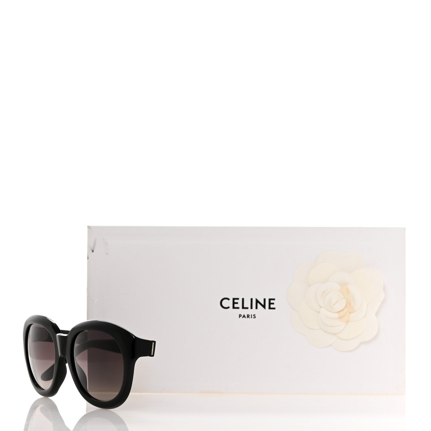 Acetate Round Sunglasses CL400711 Black