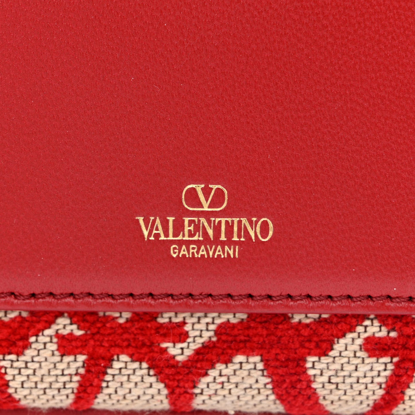 Toile Iconographe Goatskin Vlogo Small Loco Hobo Bag Natural Rosso Valentino
