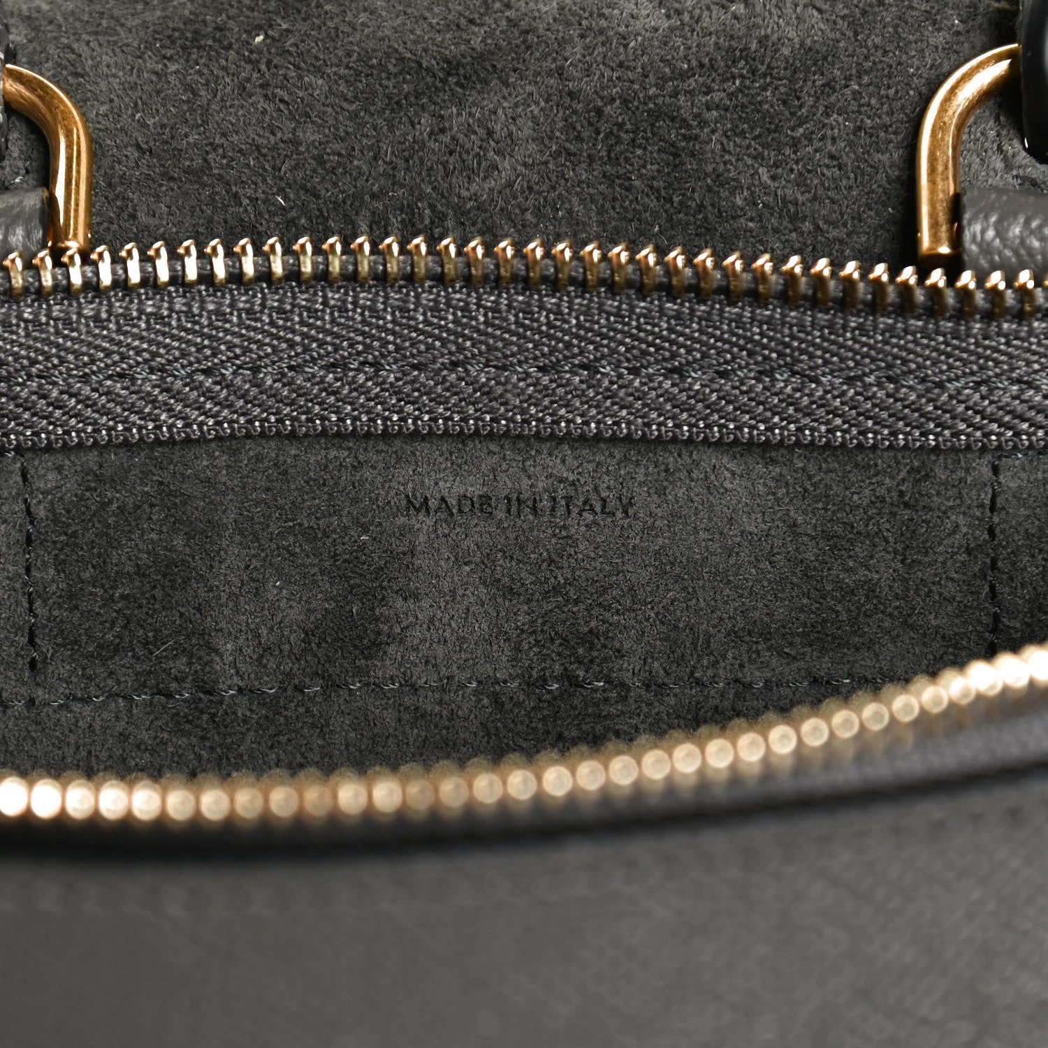 Celine Grained Calfskin Pico Belt Bag Grey 7 of 10