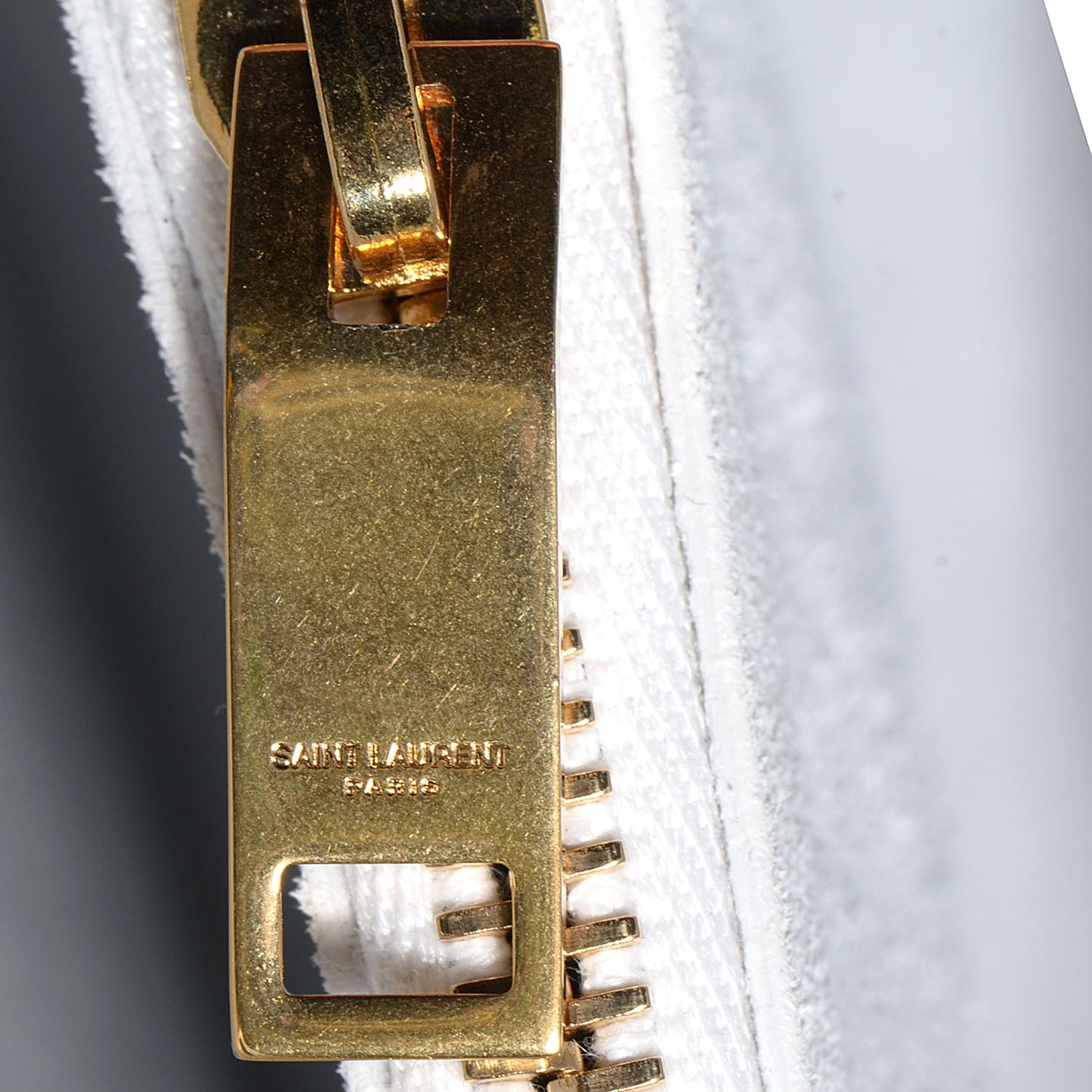 Leather Small Sac de Jour White