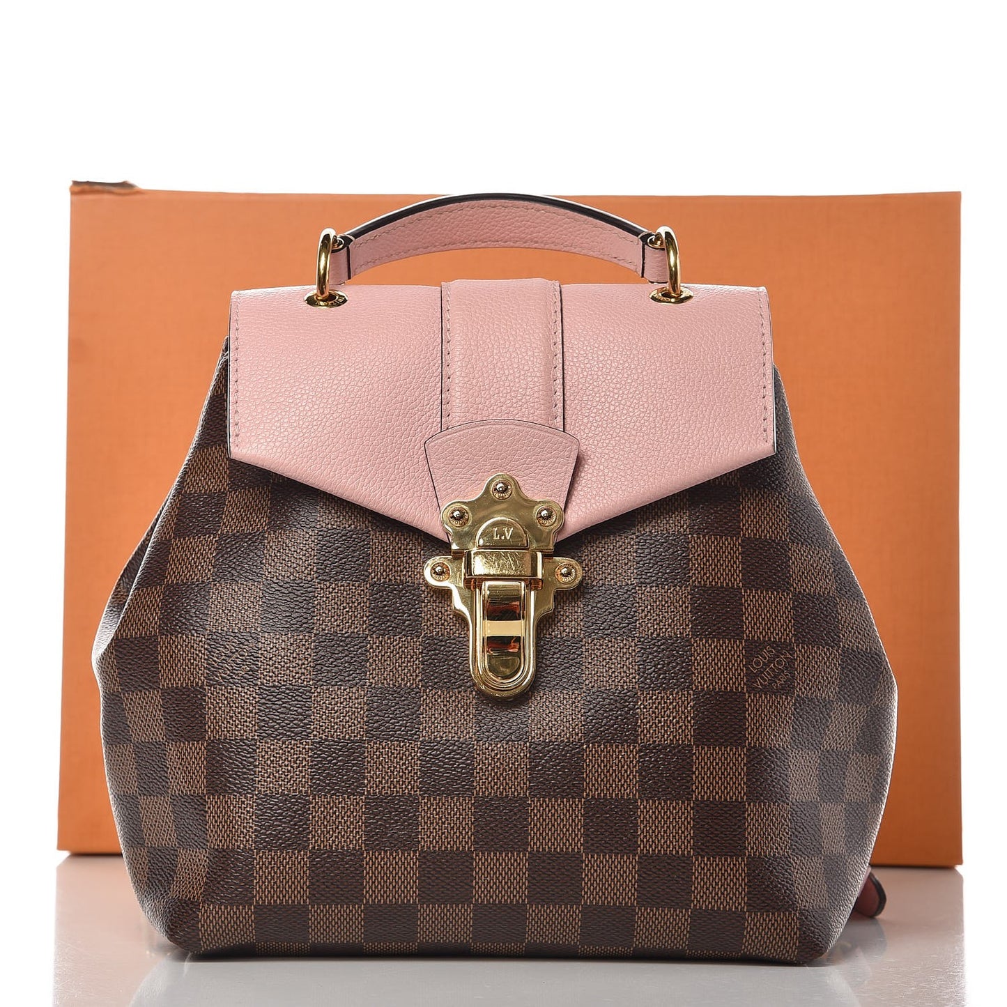 Damier Ebene Clapton Backpack Magnolia