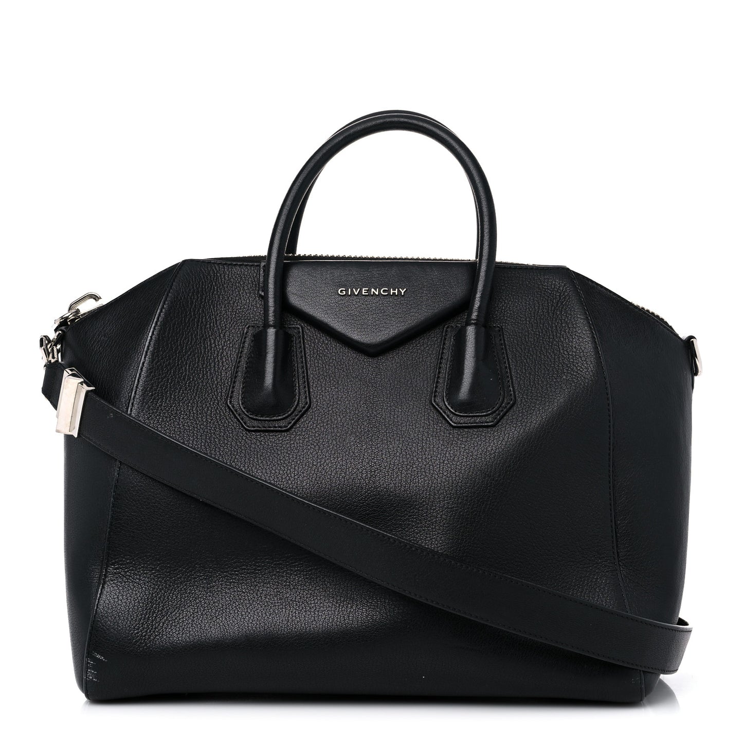 Sugar Goatskin Large Antigona Black
