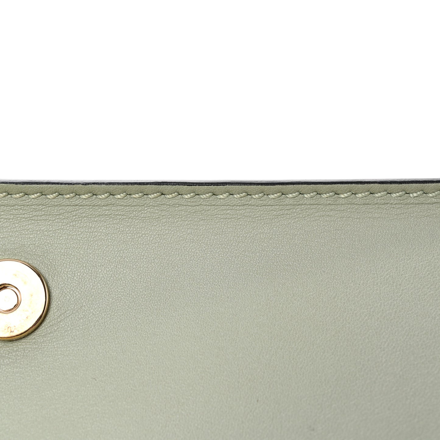 Nappa Watercolor Rockstud Wristlet Clutch Rose Green Yellow Sky