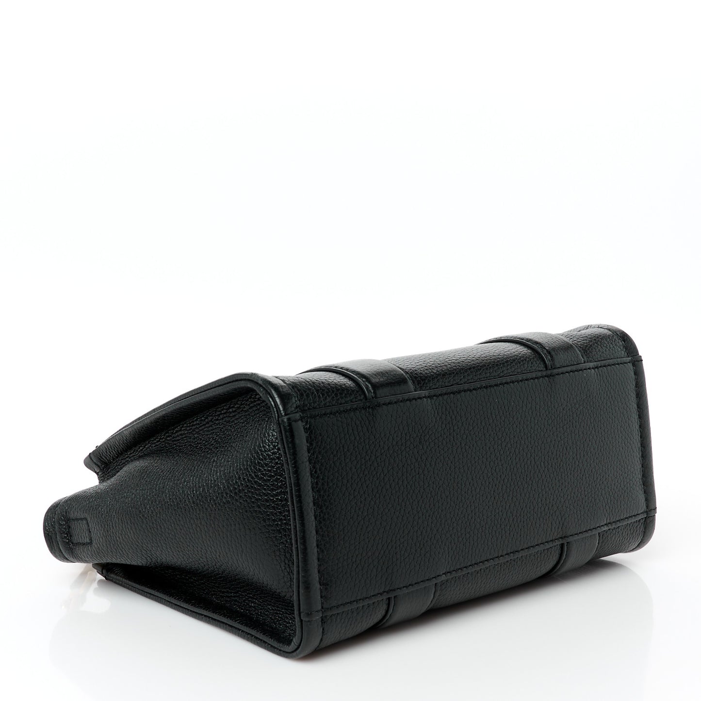 Grained Calfskin Small The Tote Bag Black