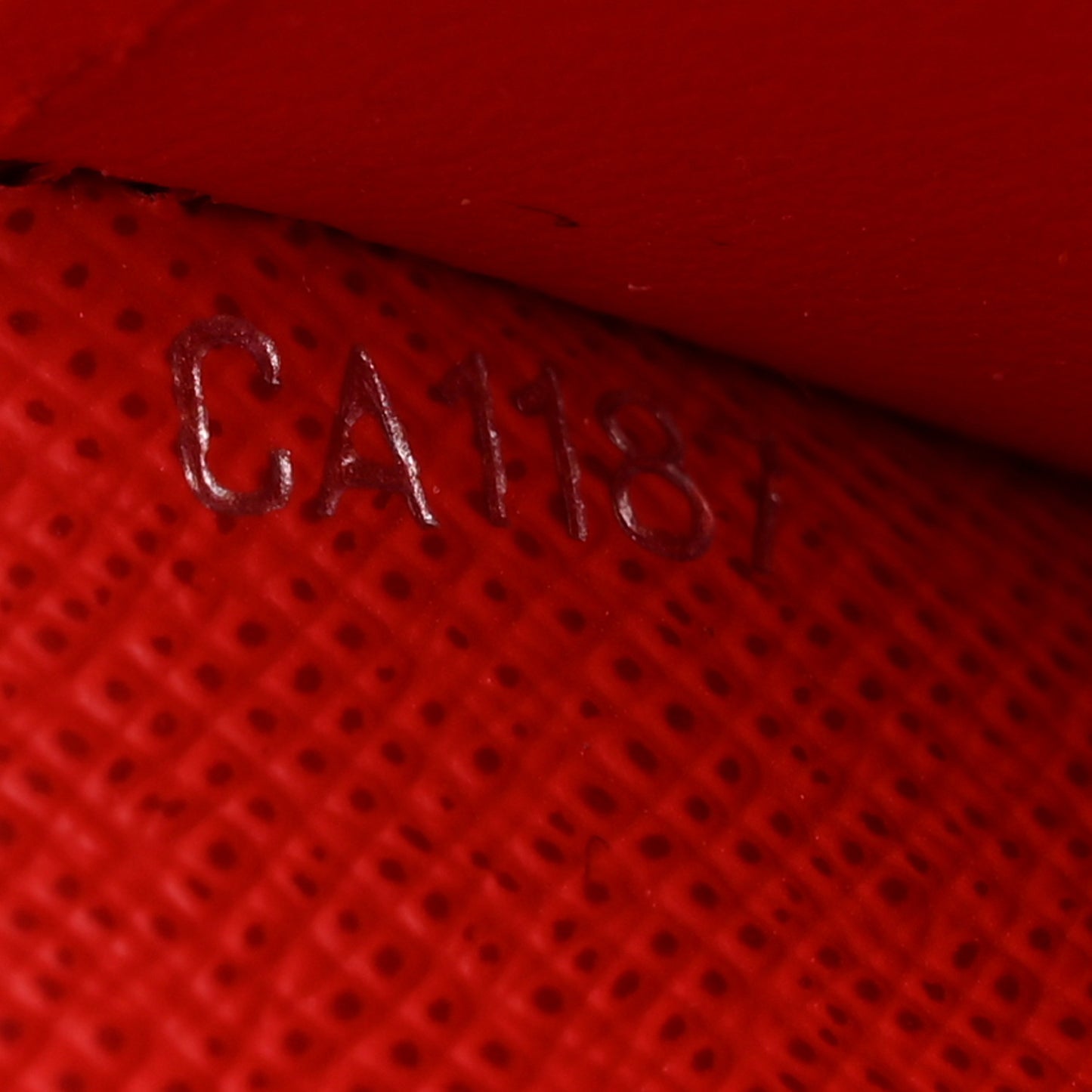 X Supreme Epi Brazza Wallet Red
