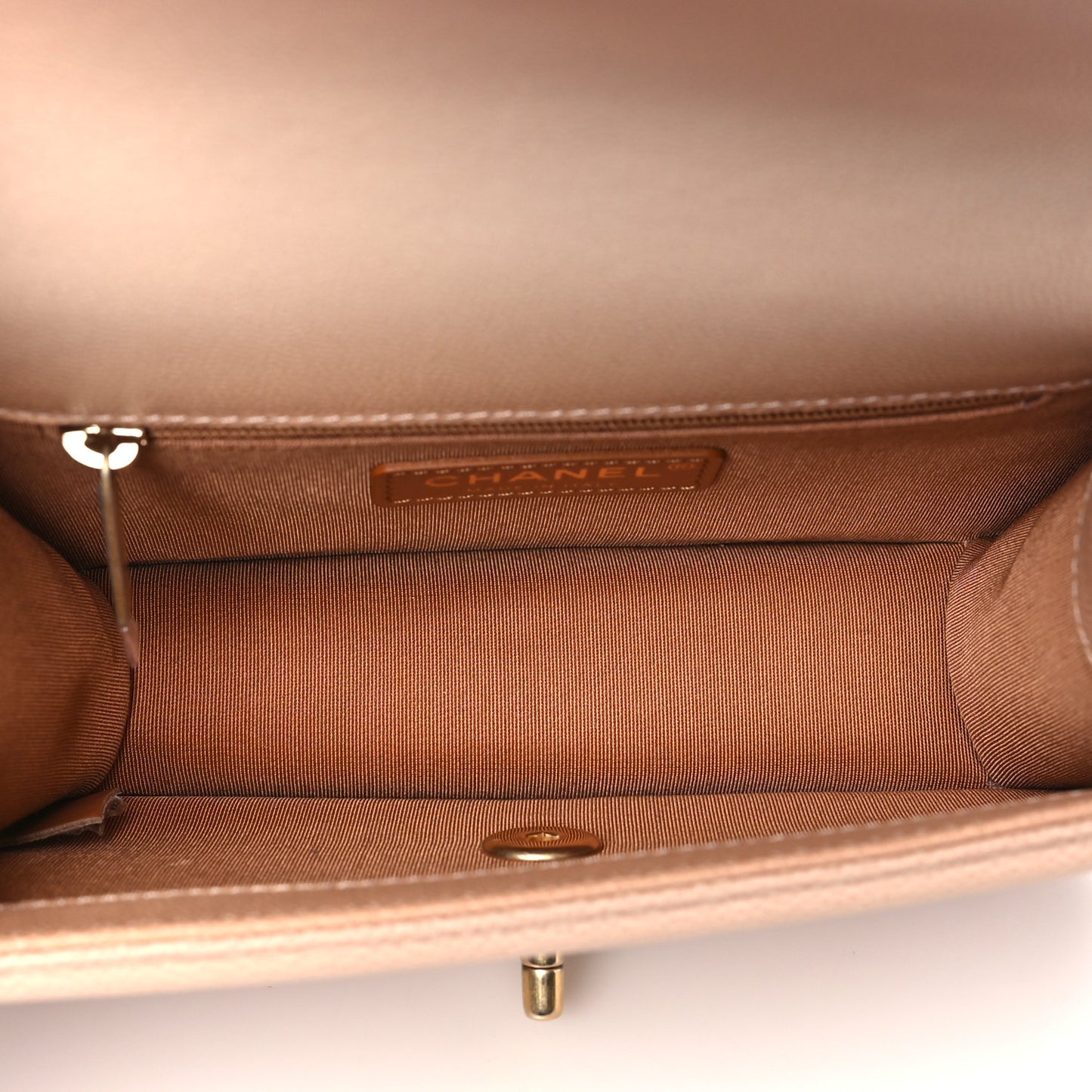 Caviar Quilted Sunset On The Sea Waist Bag Beige