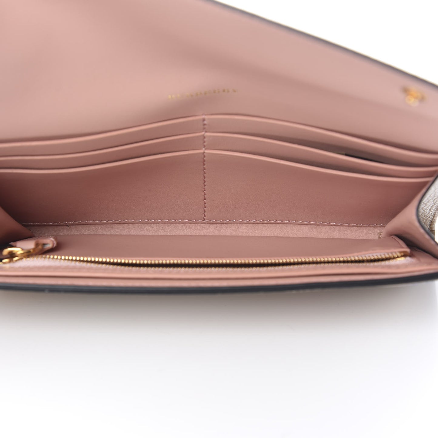 Grained Calfskin EKD Hollee Wallet Light Camel