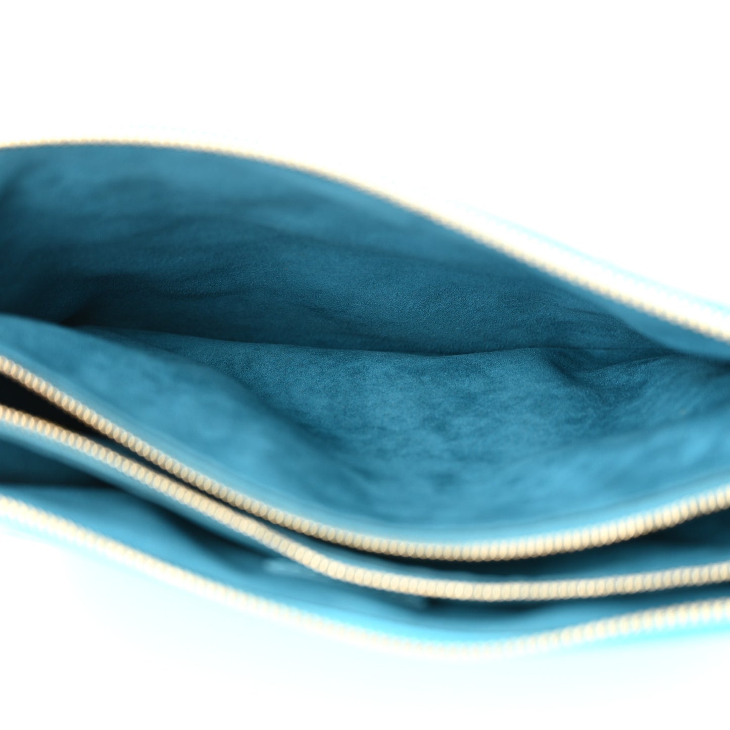 Lambskin Embossed Monogram Coussin PM Turquoise