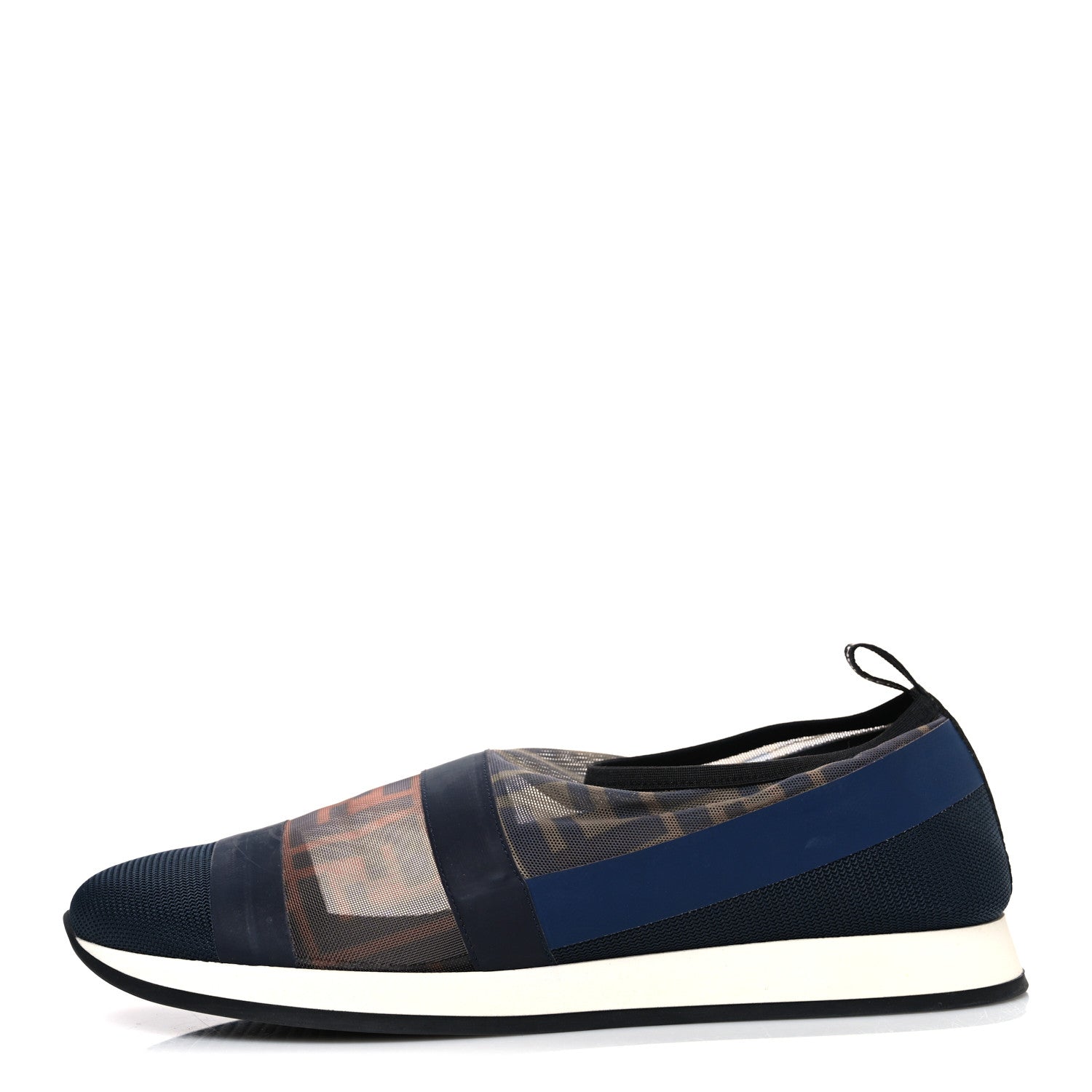 Fendi Technical Mesh FF Sneakers 39 Tobacco Navy 1891475