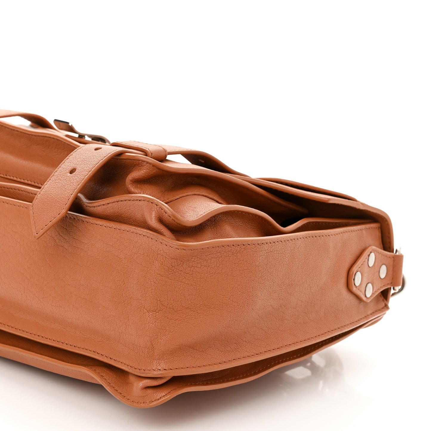 Lambskin Medium PS1 Satchel Saddle