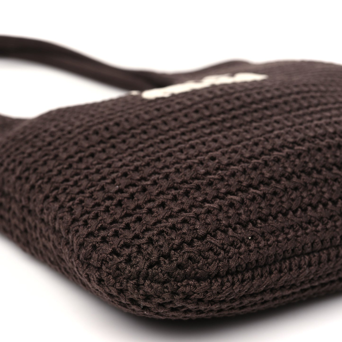 Cotton Crochet Ivy Bag Cacao Talco