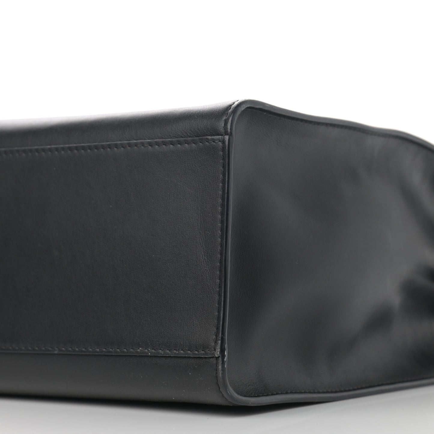 Calfskin Medusa Stud Tribute Tote Black