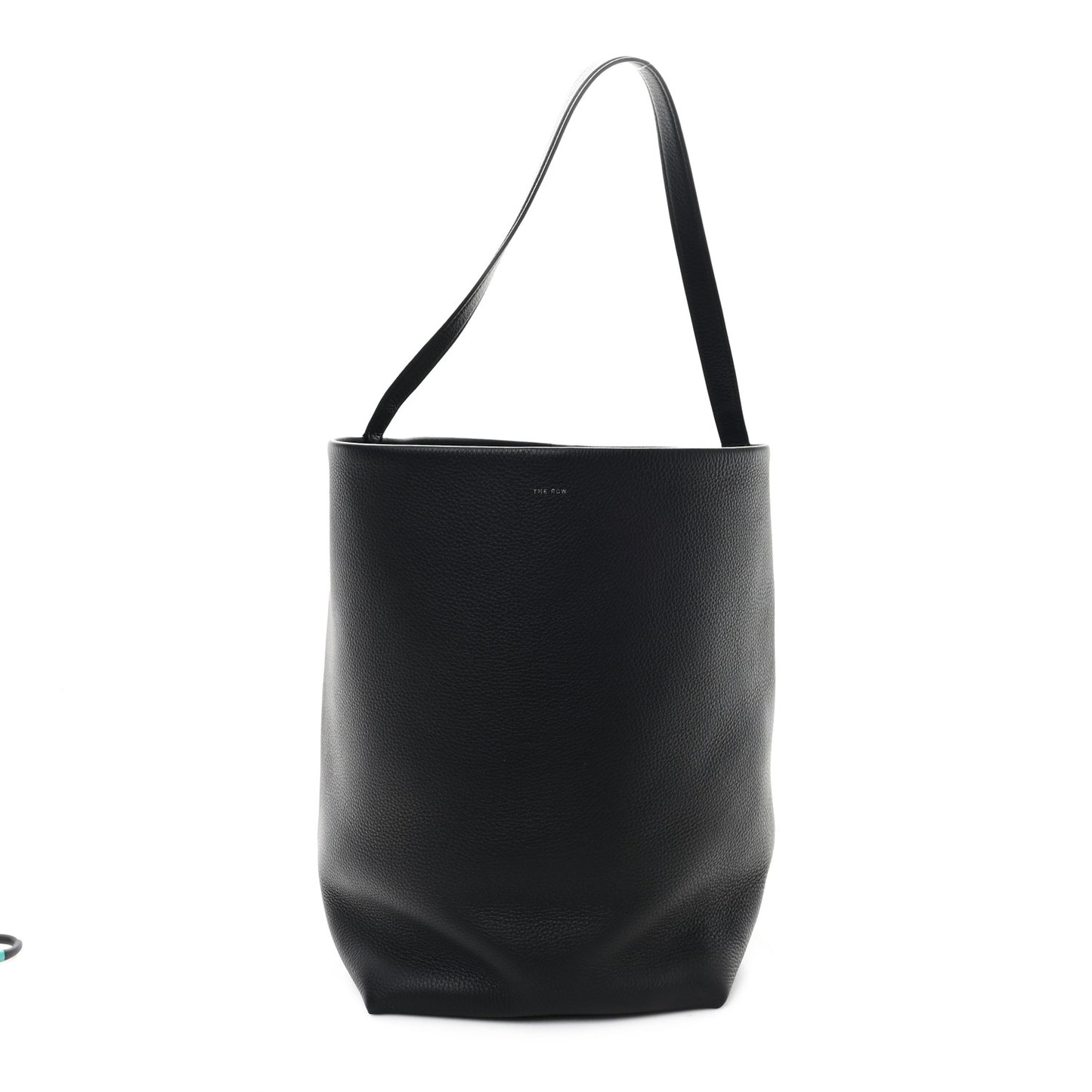 Grained Calfskin Large N/S Park Tote Black