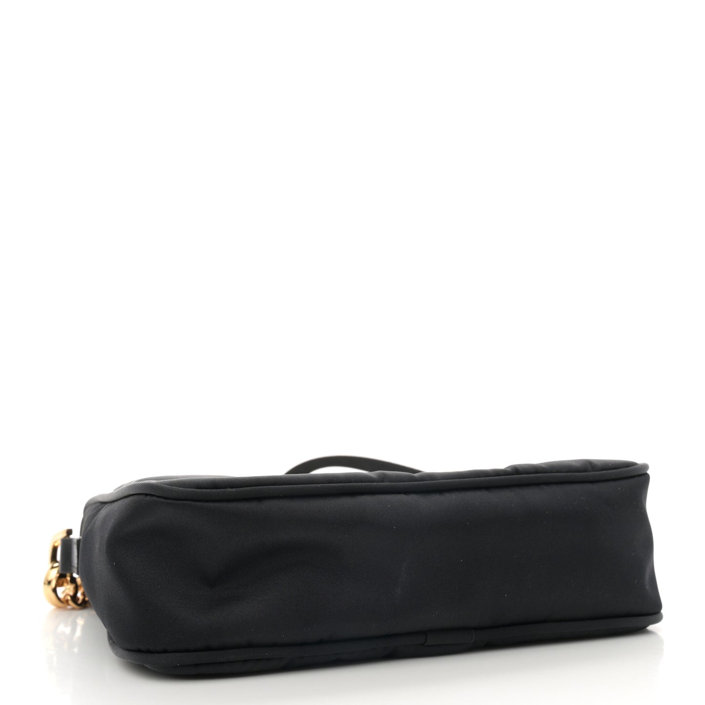 Nylon Medusa Small Shoulder Bag Black