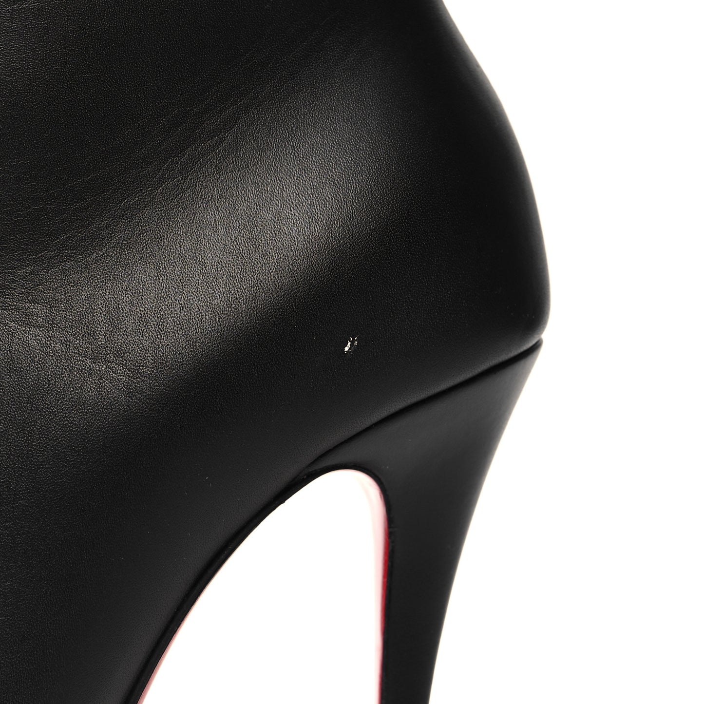 Calfskin Dolly Alta Booty 160 Ankle Boots 36.5 Black