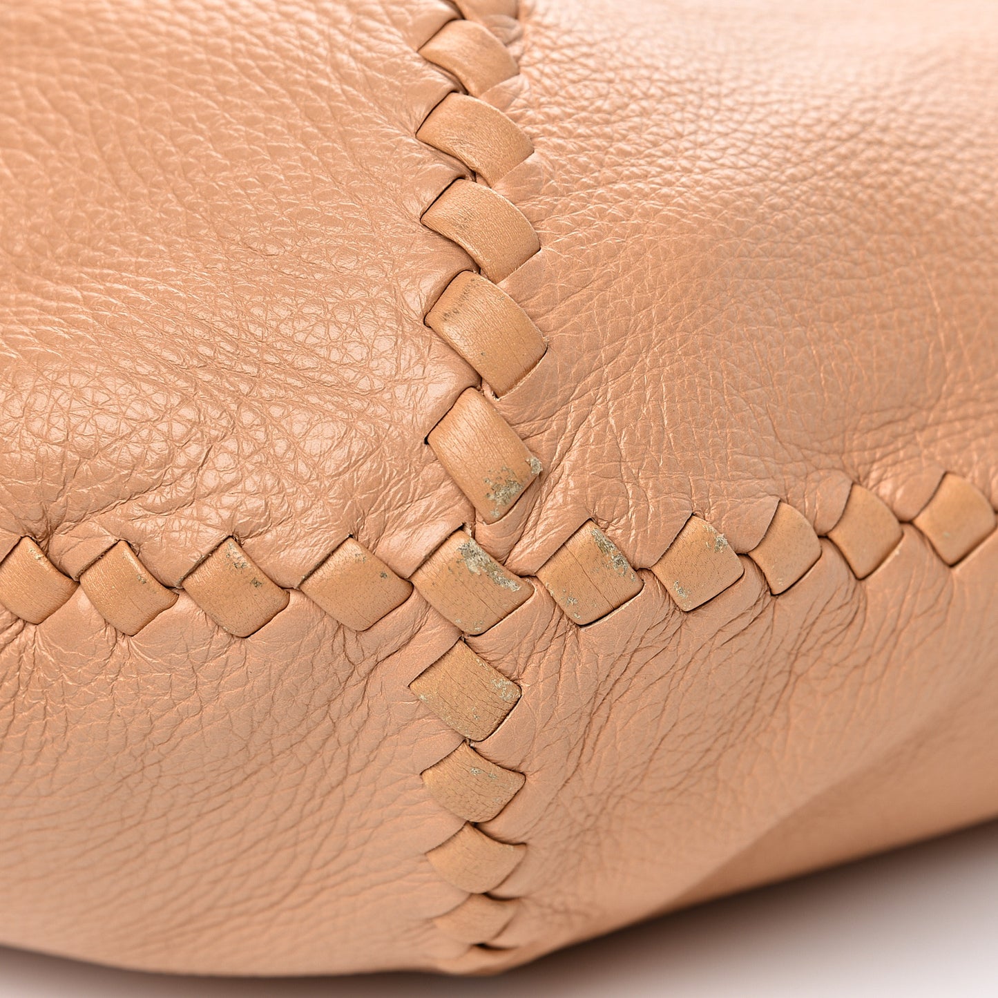 Cervo Deerskin Large Hobo Carmel