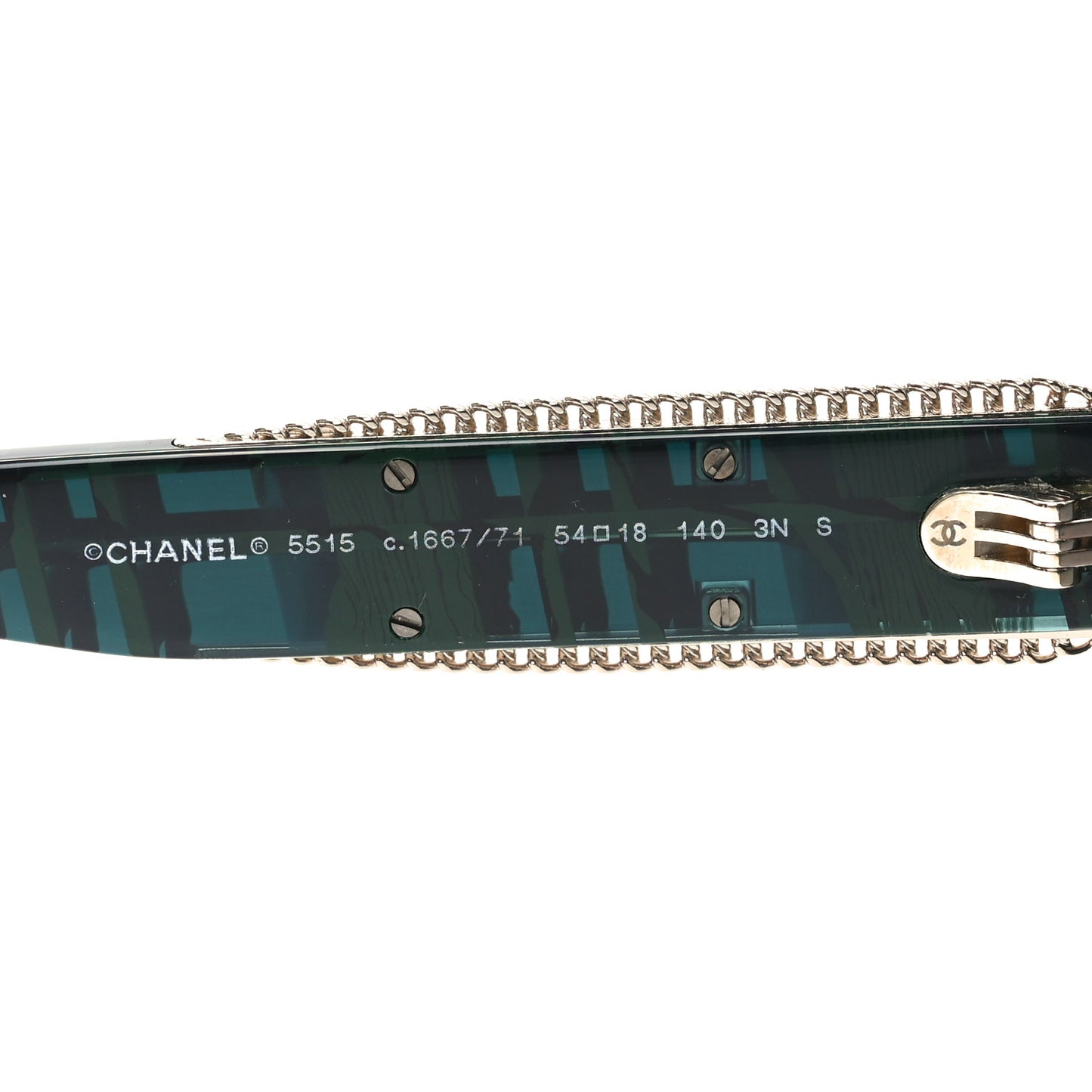 Acetate Oval Sunglasses 5515 Green