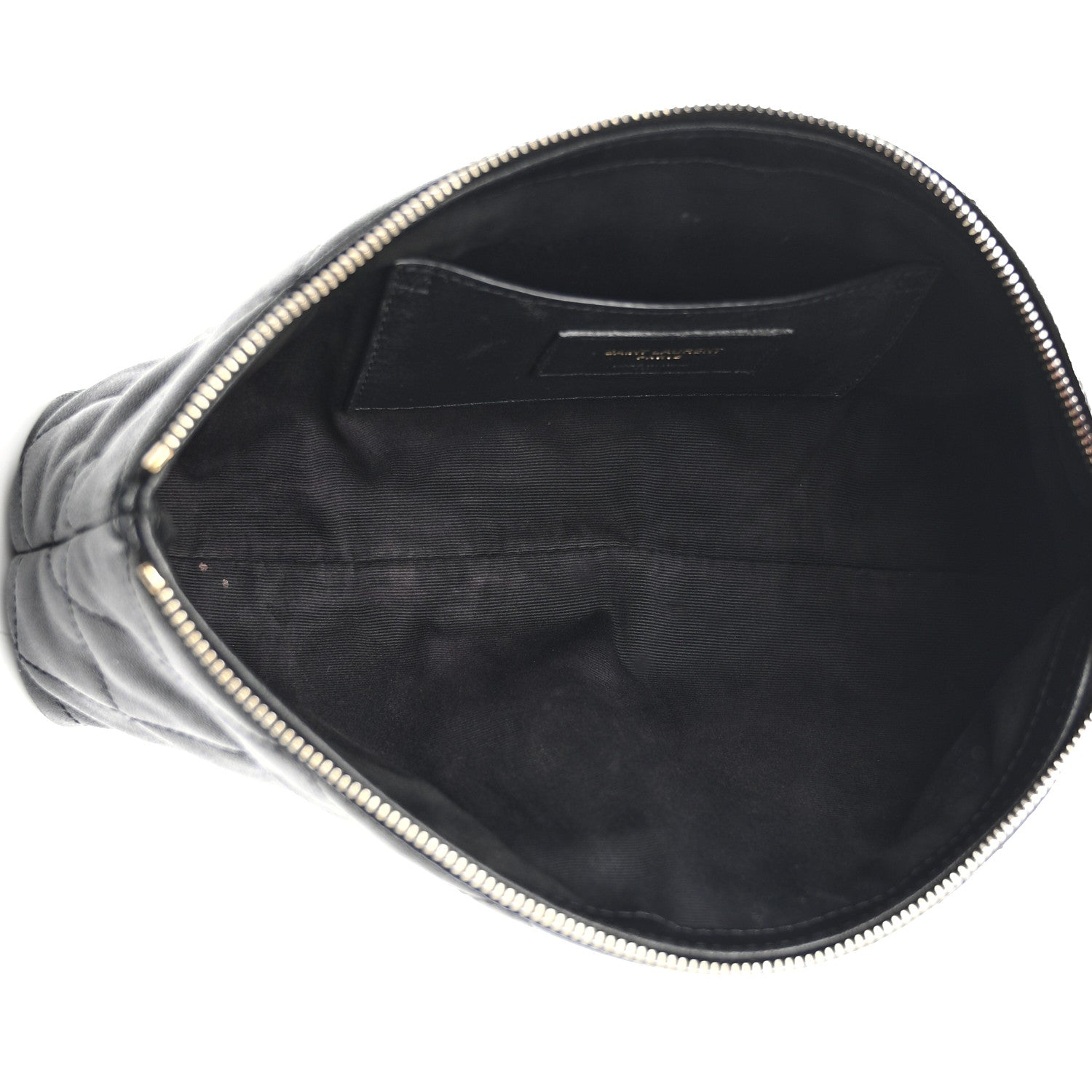 Saint Laurent Lambskin Quilted Maxi Icare Shopping Tote Black 6 of 12