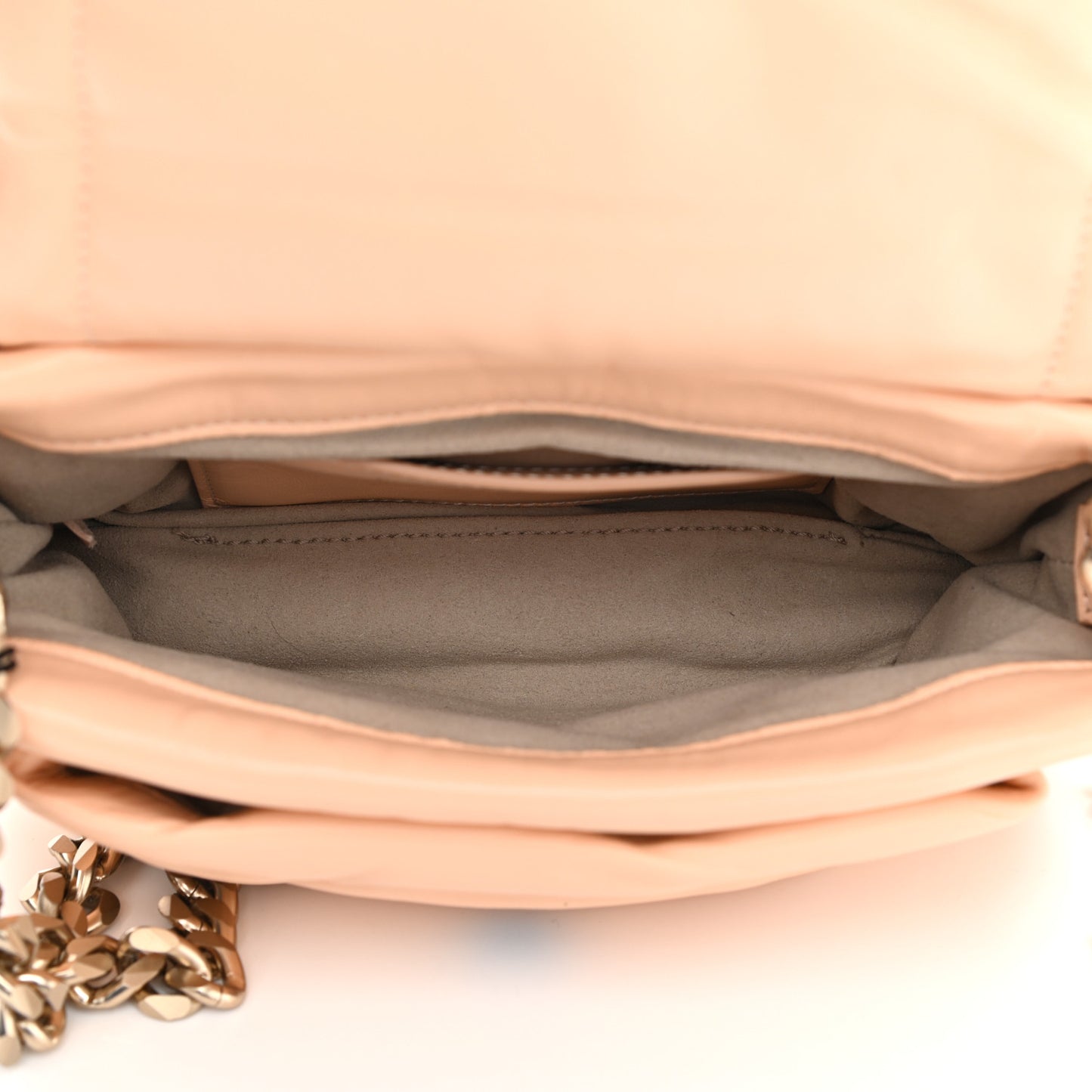 Lambskin PS Harris Small Shoulder Bag Peach