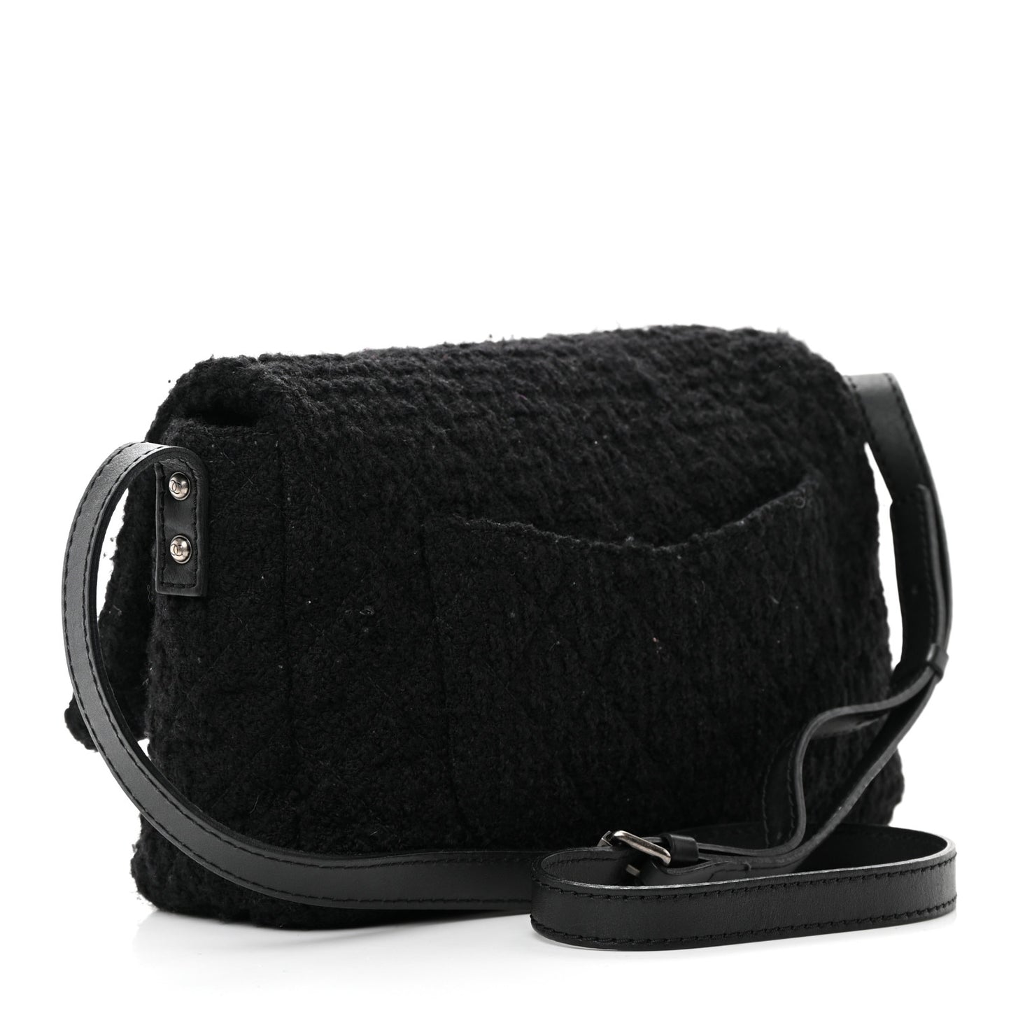 Easy Tweed Jumbo Reissue Messenger Flap Black