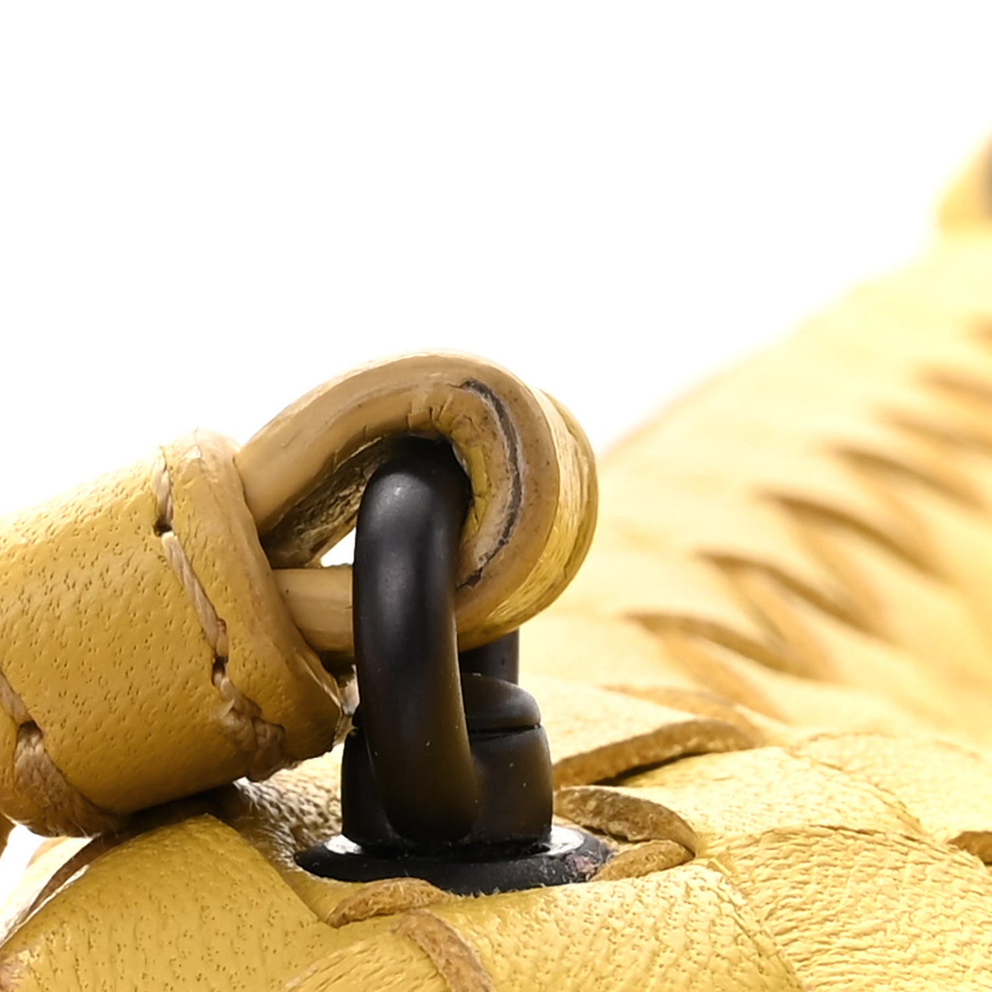 Nappa Intrecciato Cube Messenger Chartreuse