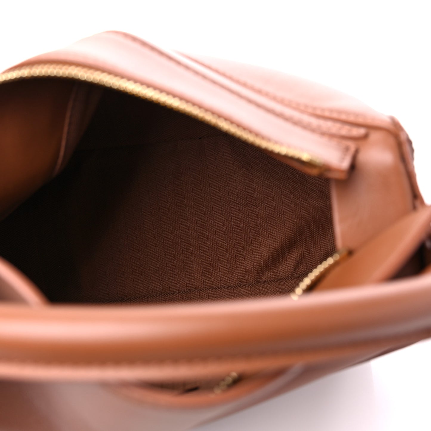 Satin Calfskin Small Puzzle Bag Pecan