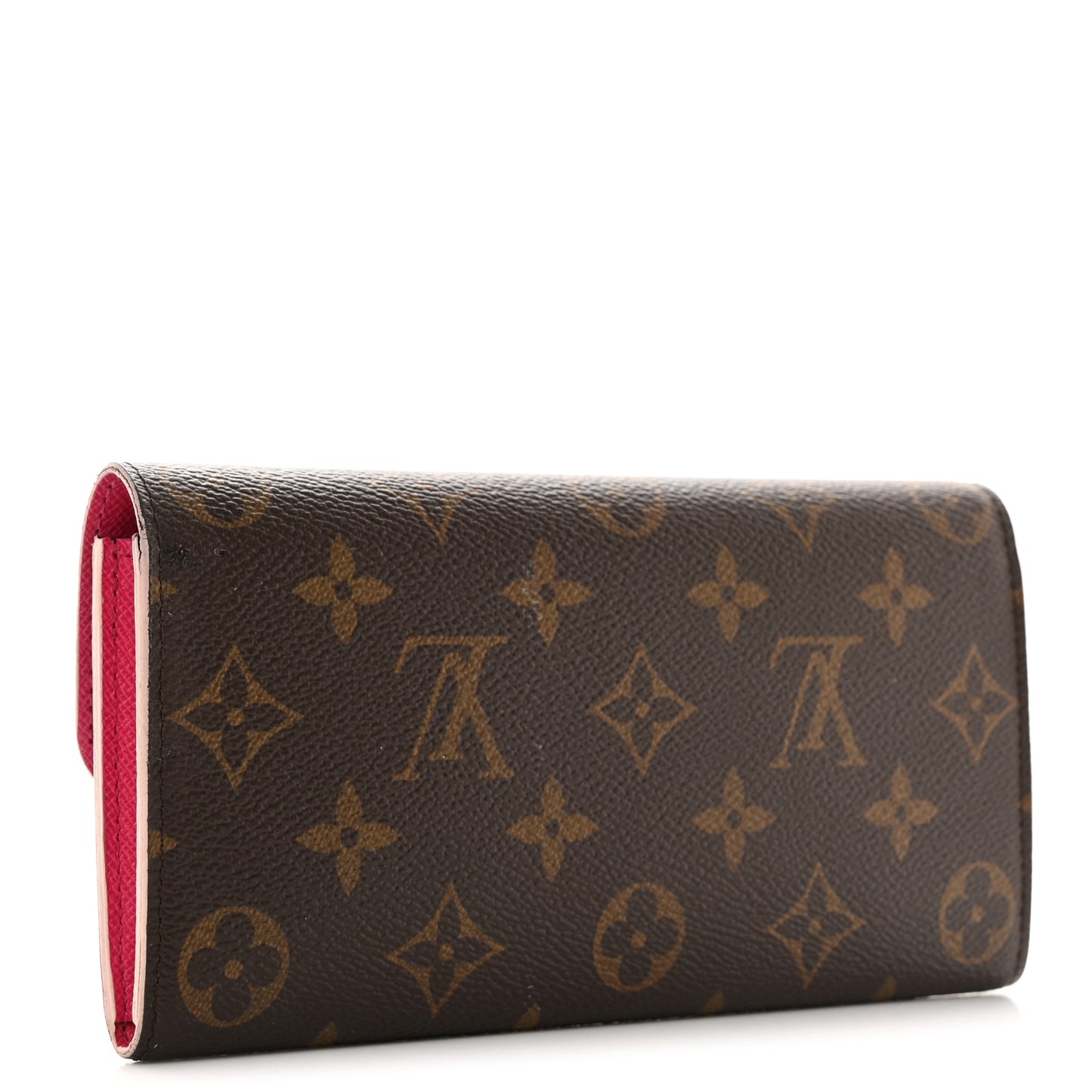 Monogram Bloom Flower Emilie Wallet Fuchsia