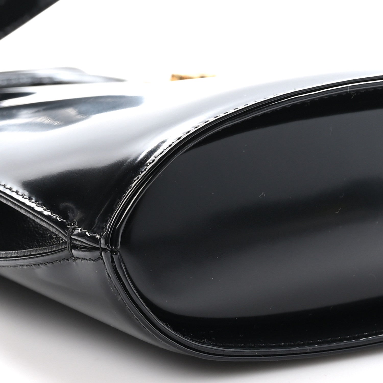 Salvatore Ferragamo Brushed Calfskin North South Wanda Top Handle Bag Black 8 of 9