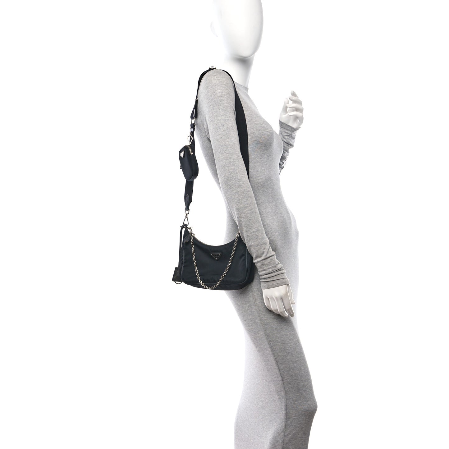 Nylon Re-Edition 2005 Shoulder Bag Black