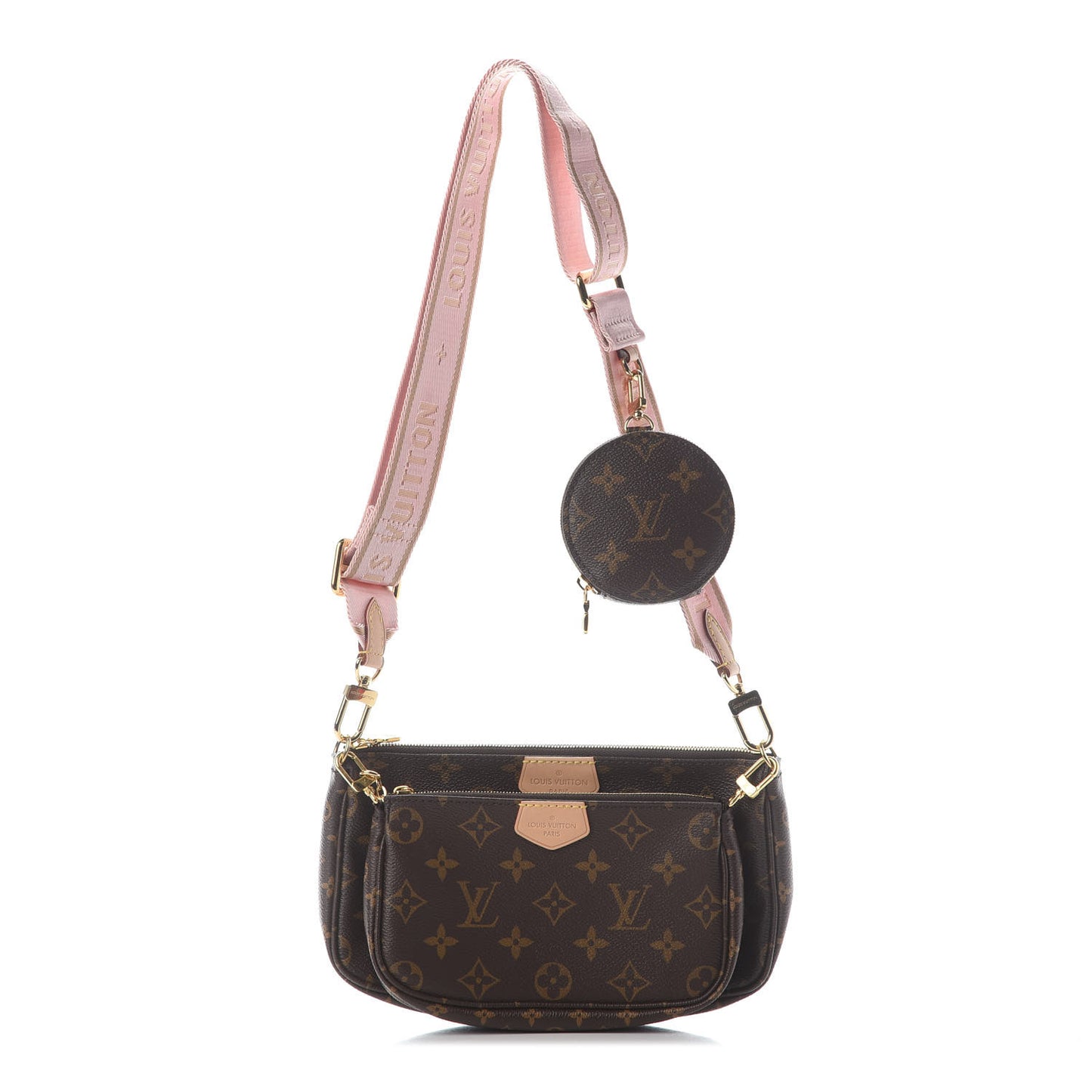 Monogram Multi Pochette Accessories Rose Clair