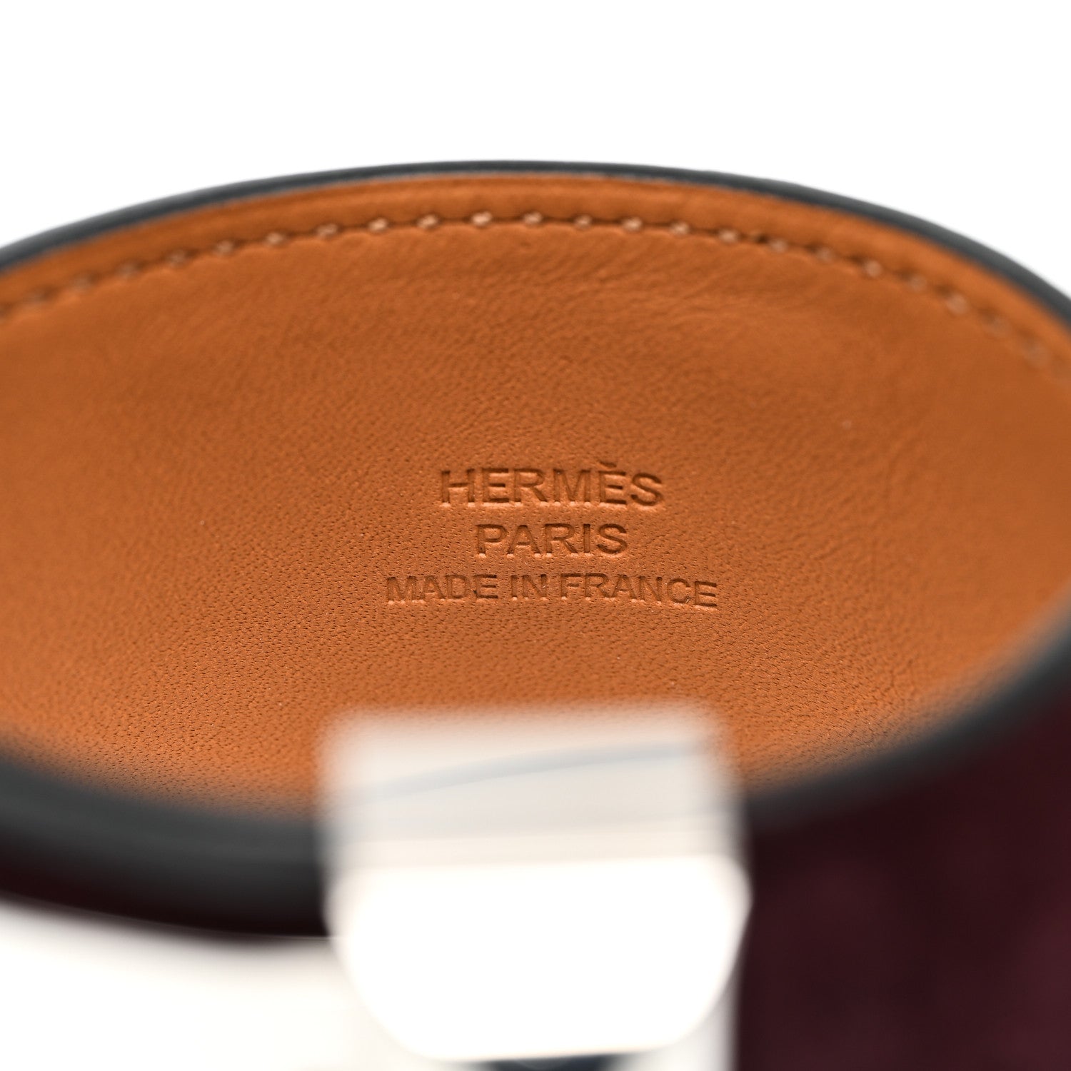 Hermes Suede Collier de Chien CDC Bracelet S Prune 4 of 5