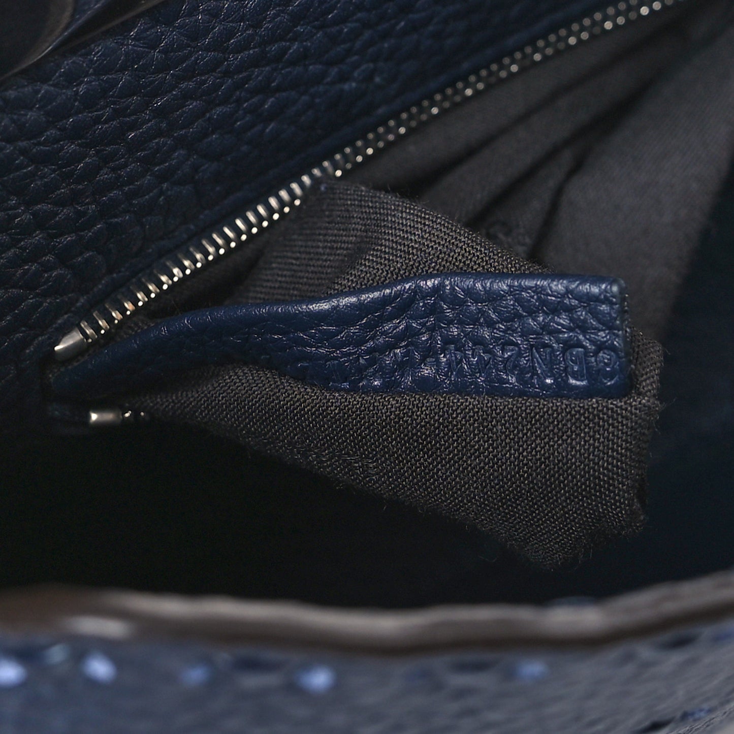 Cuoio Roma Sellerissima Nappa Sintetica Tape Stitch Mini Peekaboo Notte