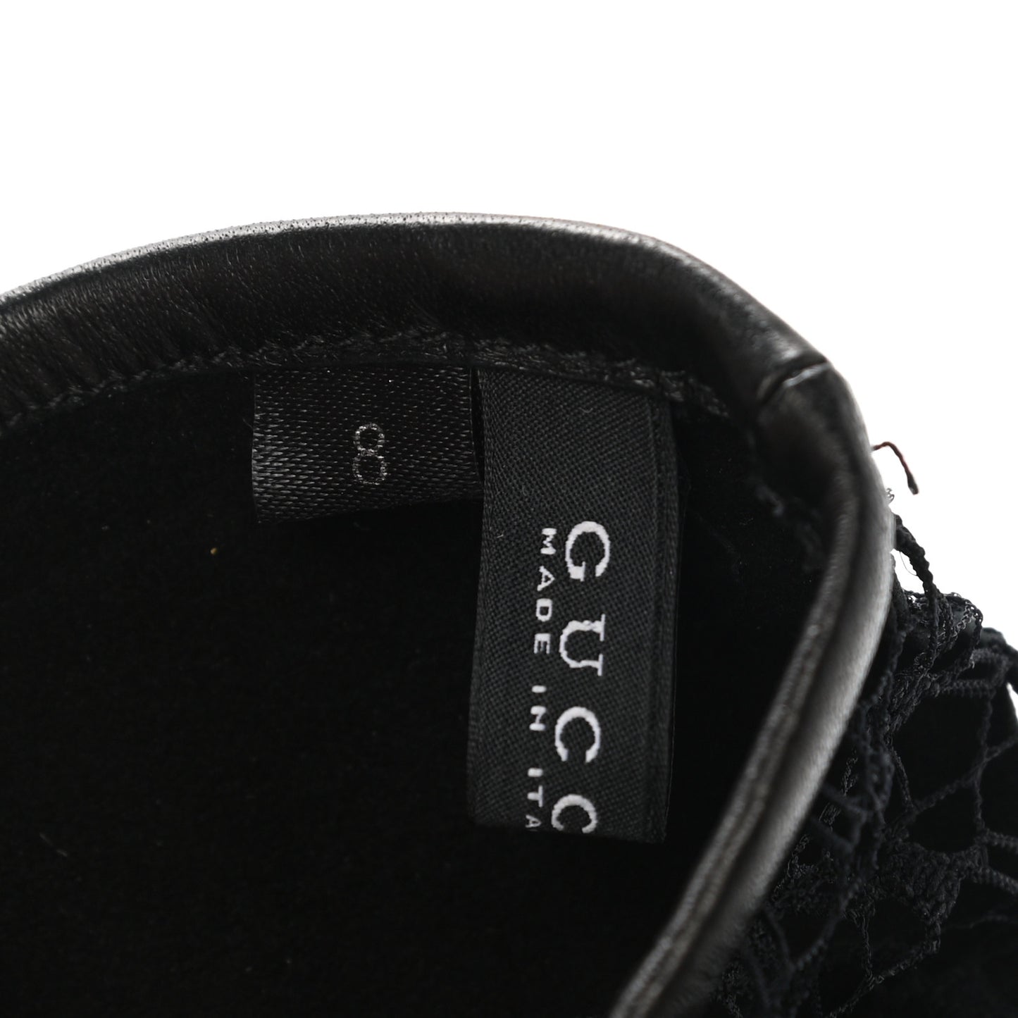 Nappa Mesh Gloves 8 Black