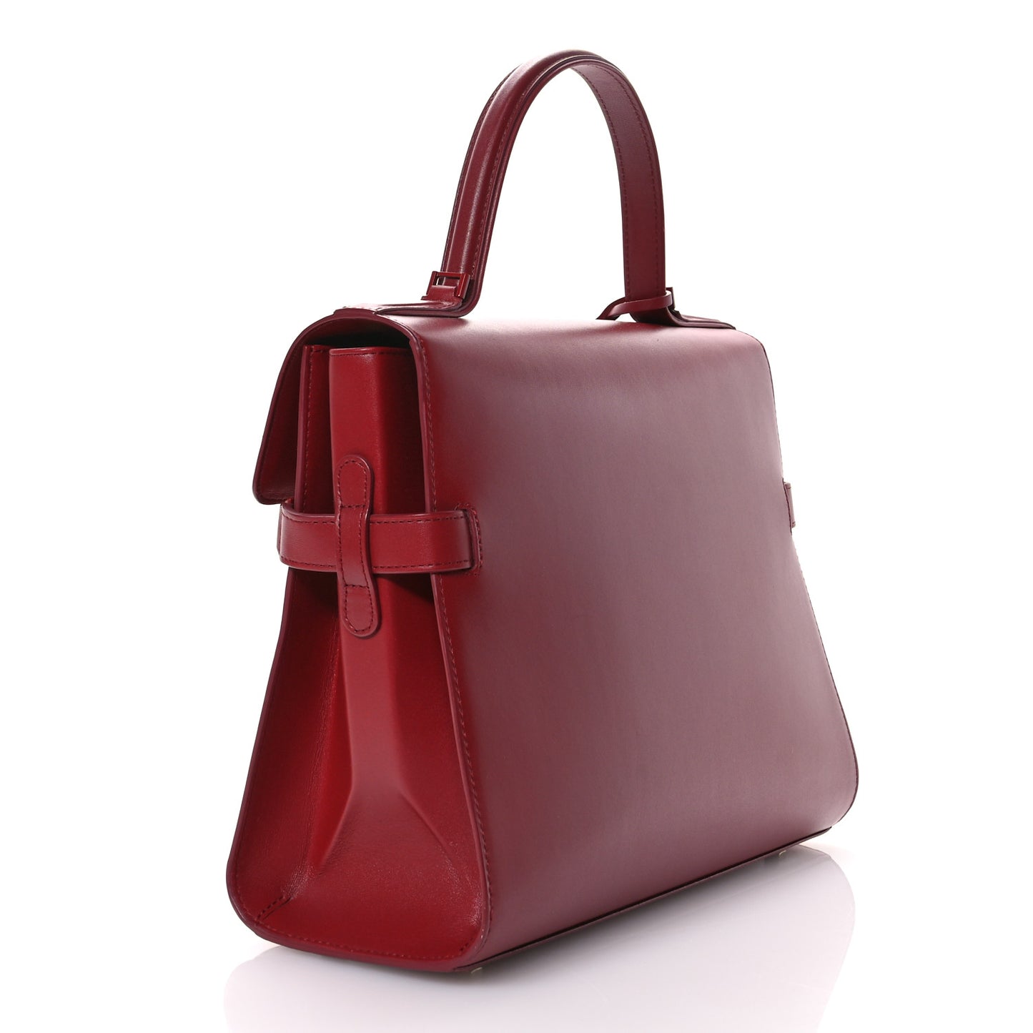 Calfskin Patent Calfskin GM Tempete Satchel Red