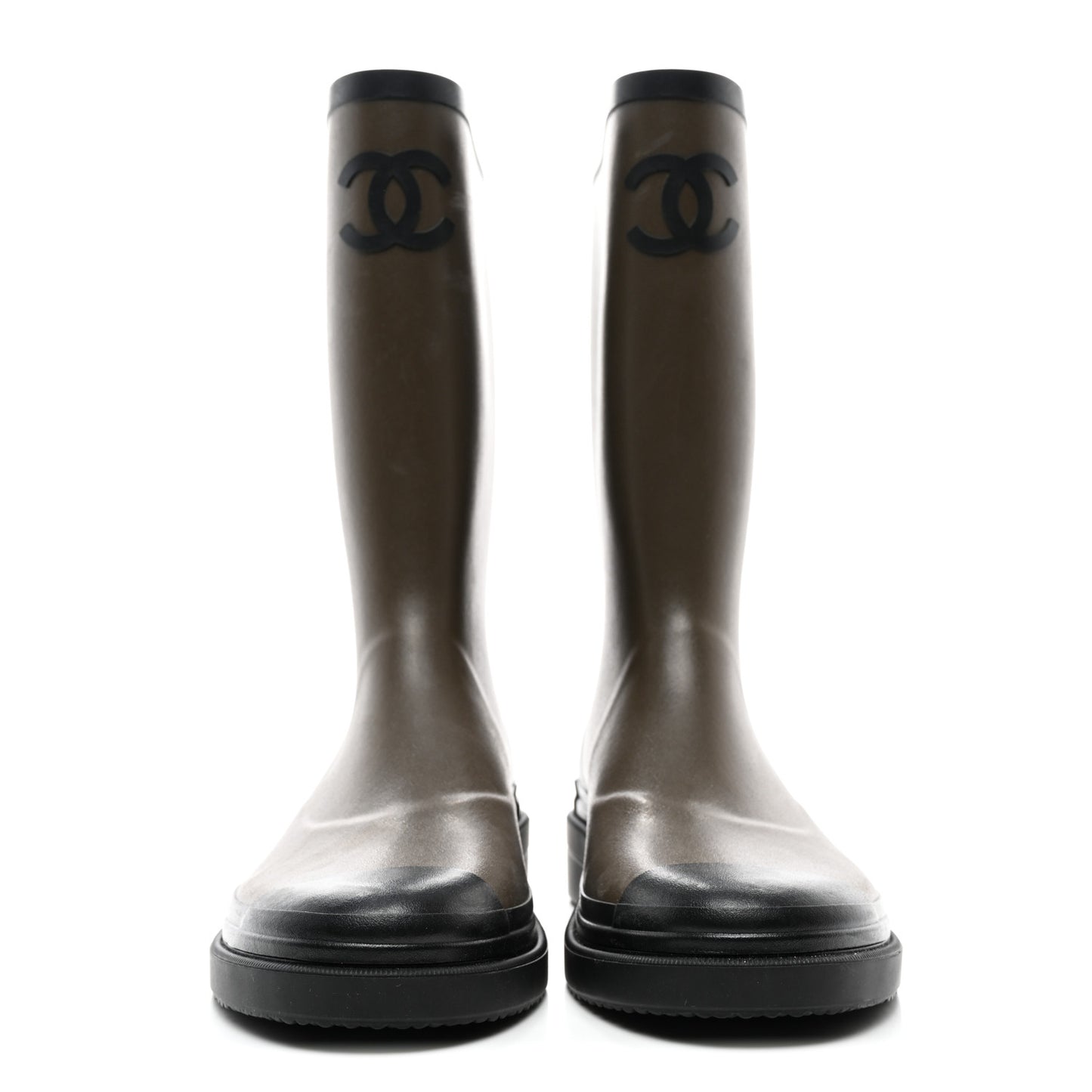 Caoutchouk CC High Boots 40 Khaki Black