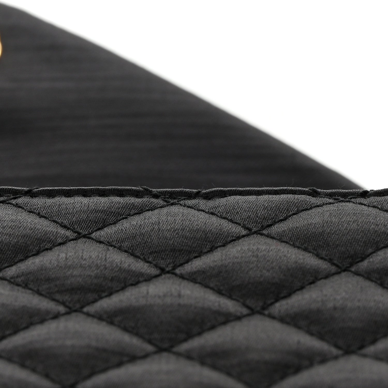 Saint Laurent Satin Mixed Matelasse Triquilt Medium Monogram Envelope Satchel Black 11 of 13