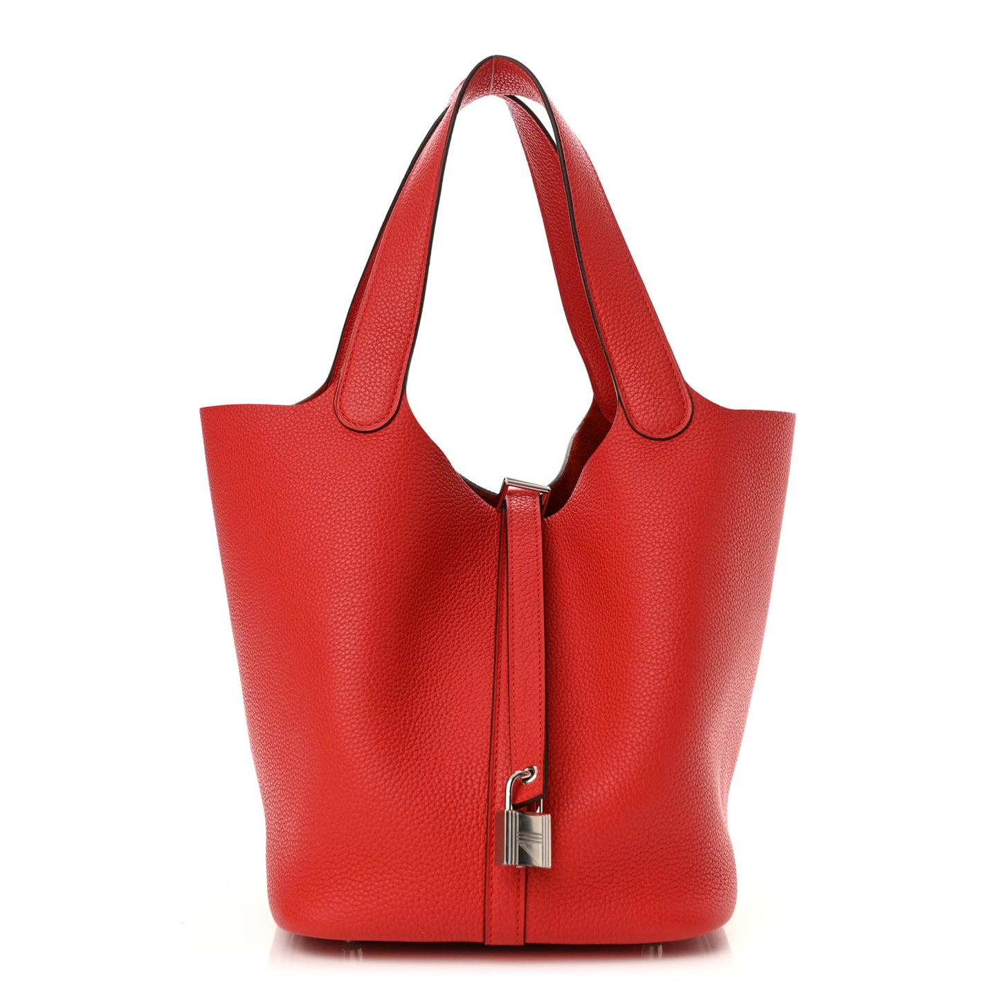 Taurillon Clemence Picotin Lock 22 MM Rouge De Coeur