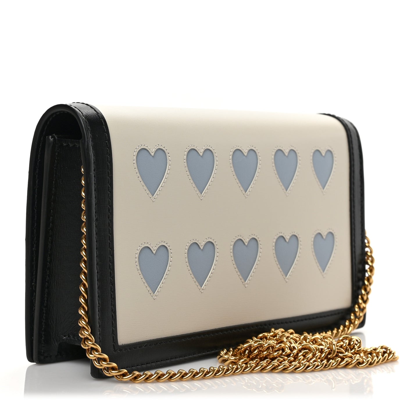Calfskin Lovelight Mini Diana Chain Bag Mystic White Paradise Cloude