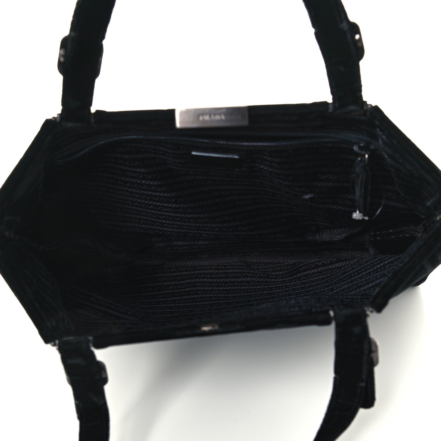 Prada Velvet Frame Bag Black 5 of 11