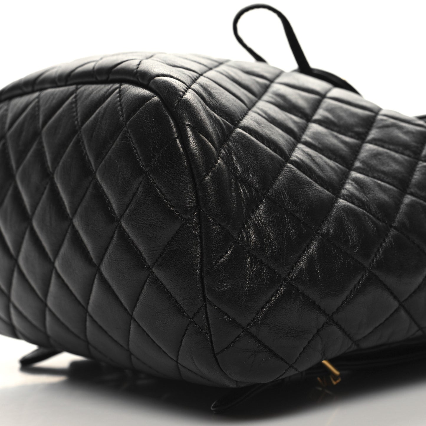 Lambskin Quilted Small Urban Spirit Backpack Black
