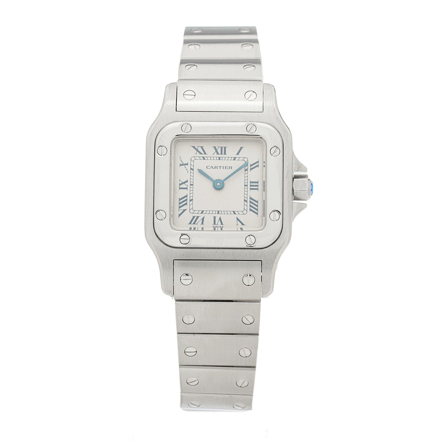 Stainless Steel 24mm Santos de Cartier Galbee Quartz Watch