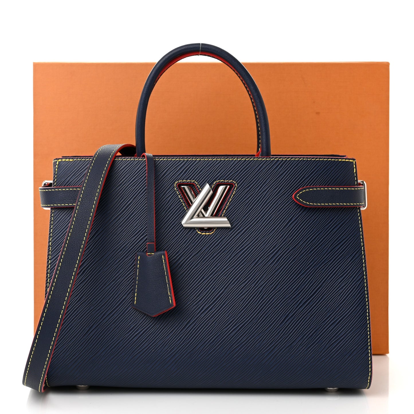 Epi Twist Tote Indigo
